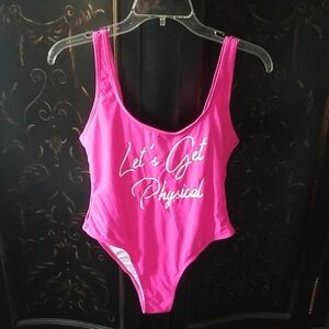 Miaiulia Pink One Piece Swimsuit Size M